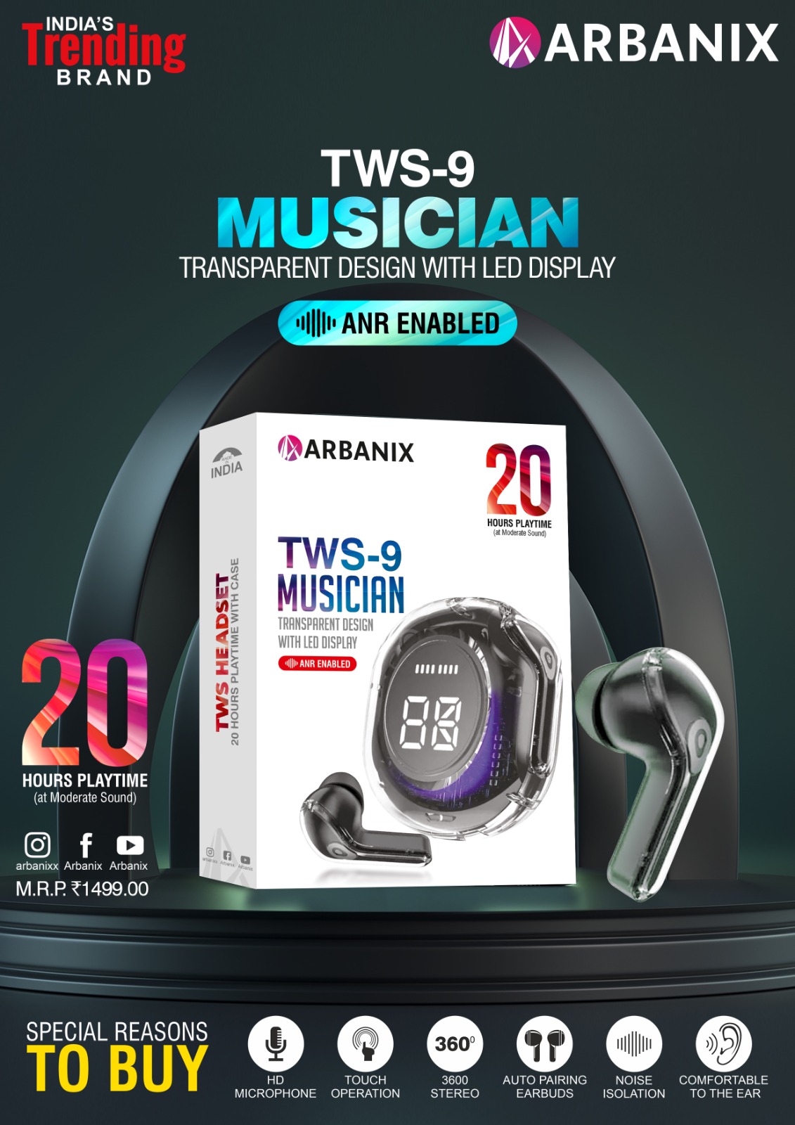 ARBANIX EARBUDS